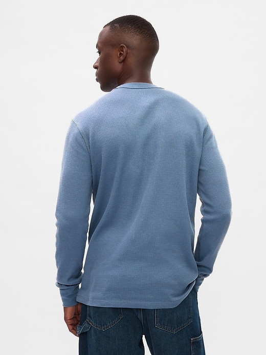 スウェット・トレーナー Rest & Recreation OVERSIZED WAFFLE CREWNECK T-SHIRT 4BFK991 Waffle-Knit Crewneck T-Shirt | Gap Factory
