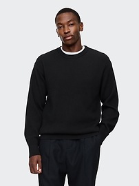久遠　Fisherman Collage Sweater / BLK cn56680777.jpg