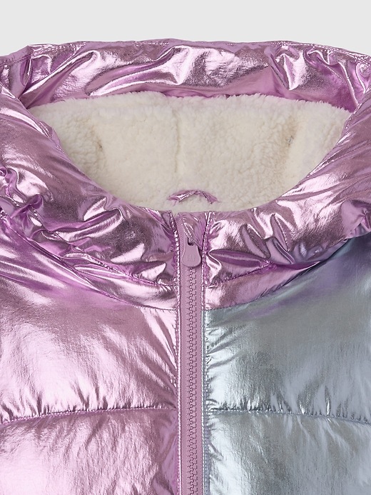 babyGap ColdControl Max Shine Sherpa Puffer Jacket