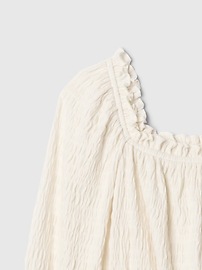 Kids Crinkle Peplum Top