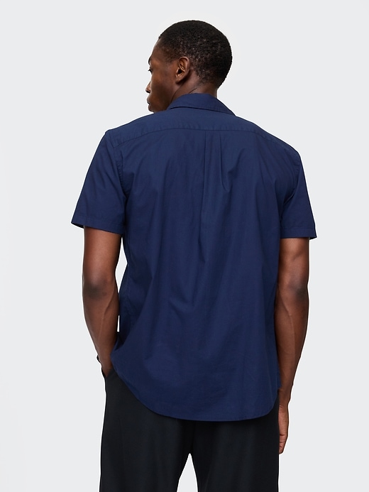 Image number 2 showing, Stretch Poplin Shirt in Standard Fit