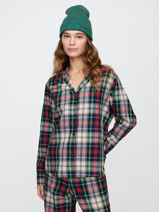 Oversized Poplin PJ Shirt | Gap Factory