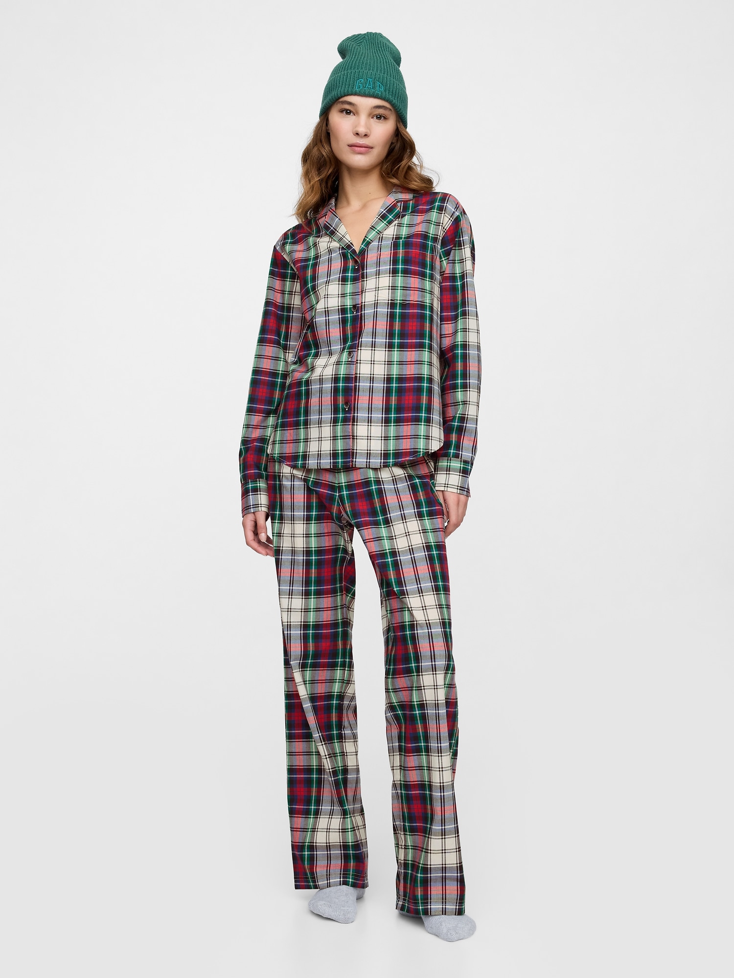 Poplin PJ Pants Gap Factory