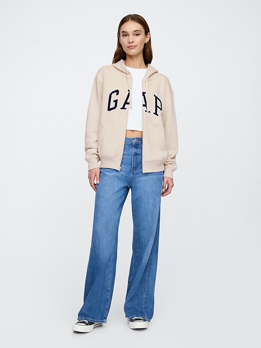 Image number 3 showing, Relaxed Gap Logo Zip Hoodie