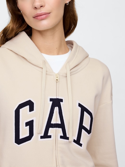 Image number 4 showing, Relaxed Gap Logo Zip Hoodie