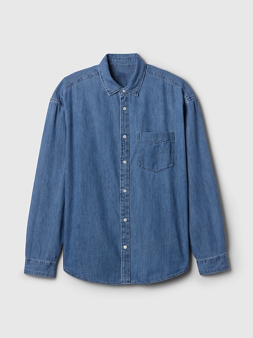 Image number 4 showing, Denim Big Shirt