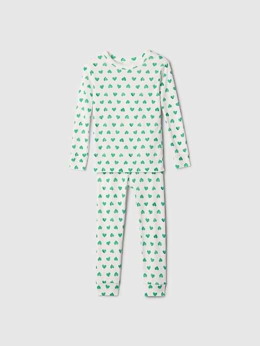 Image number 1 showing, babyGap 100% Organic Cotton Heart PJ Set