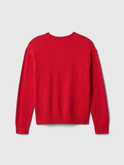 Image number 2 showing, Kids Relaxed CashSoft Crewneck Sweater