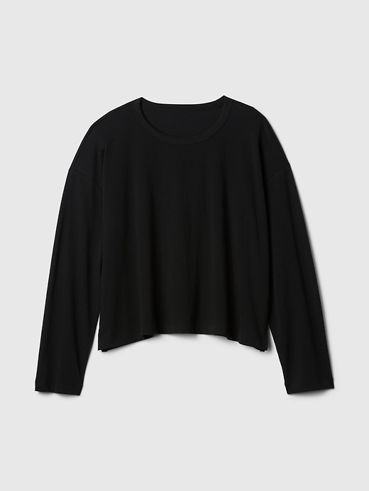 Image number 5 showing, Boxy Cropped Crewneck T-Shirt