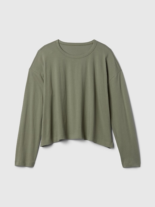 Image number 5 showing, Boxy Cropped Crewneck T-Shirt