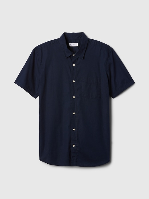 Image number 5 showing, Stretch Poplin Shirt in Standard Fit