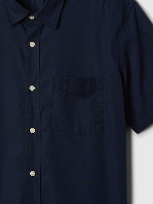 Image number 4 showing, Stretch Poplin Shirt in Standard Fit