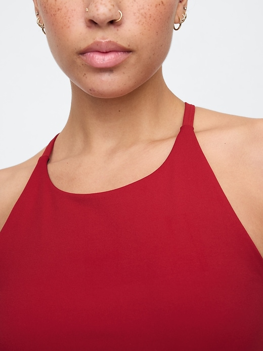 Image number 4 showing, GapFit Studio Longline Sports Bra