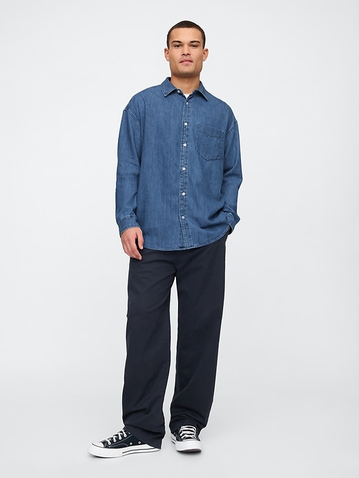 Image number 3 showing, Denim Big Shirt