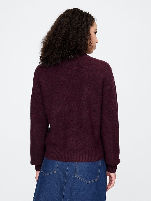 Oversized Cable-Knit Mockneck Sweater | Gap Factory