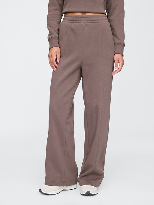 【DEARMINE】Taps Long Wide Slacks Pleated Wide Pants | Striped | UNIQLO US