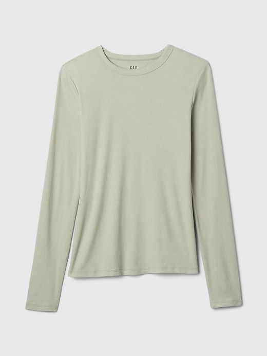 Image number 5 showing, Ribbed Crewneck T-Shirt