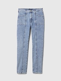 High Rise Seamed Soft Vintage Slim Jeans