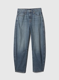 High Rise Barrel Jeans