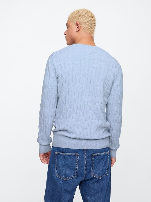 CashSoft Cable-Knit Crewneck Sweater | Gap Factory CashSoft Cable-Knit Crewneck Sweater | Gap Factory