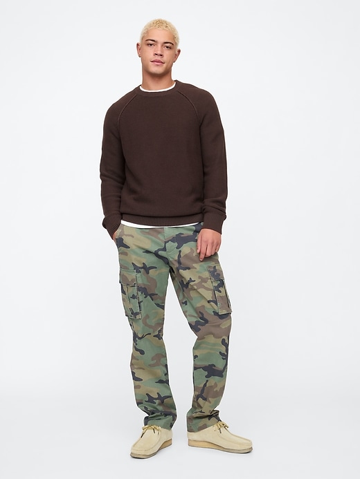 Image number 3 showing, Garter Crewneck Sweater