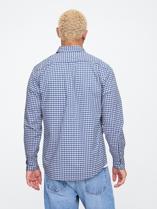 Image number 2 showing, Stretch Poplin Shirt in Standard Fit