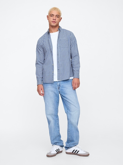 Image number 3 showing, Stretch Poplin Shirt in Standard Fit
