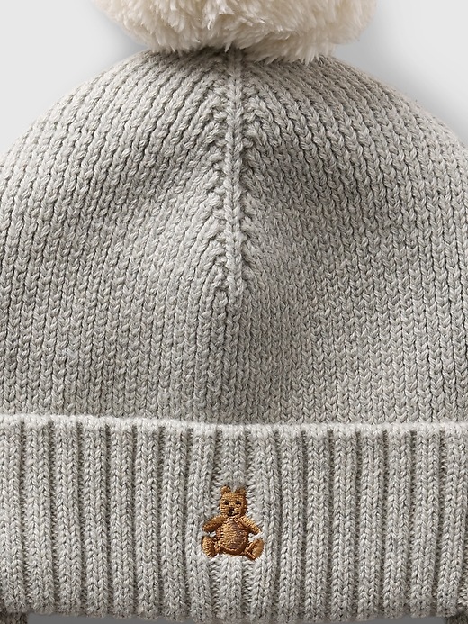 Baby Sherpa-Lined Poof Beanie | Gap Factory