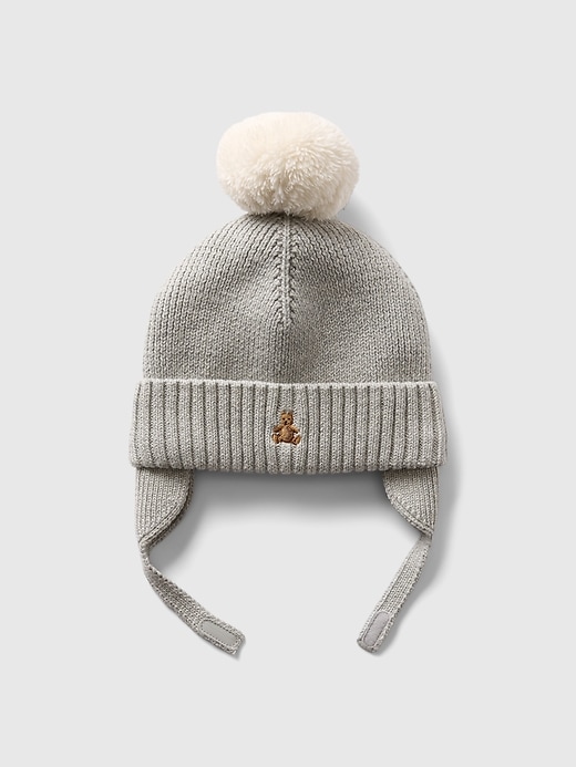 Baby Sherpa-Lined Poof Beanie | Gap Factory