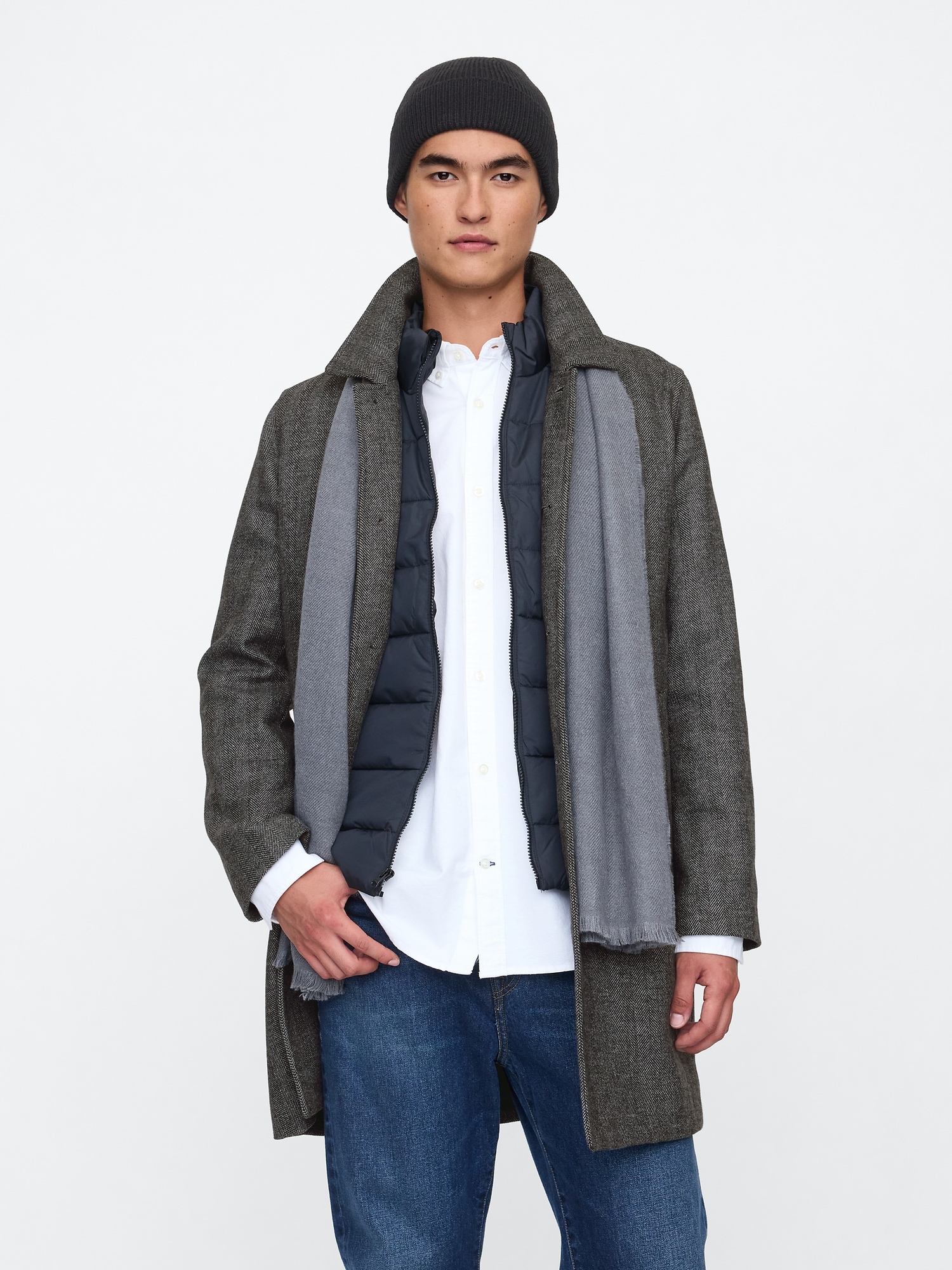 Relaxed Topcoat Gap Factory