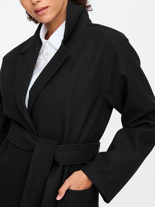 Image number 4 showing, Relaxed Wrap Topcoat