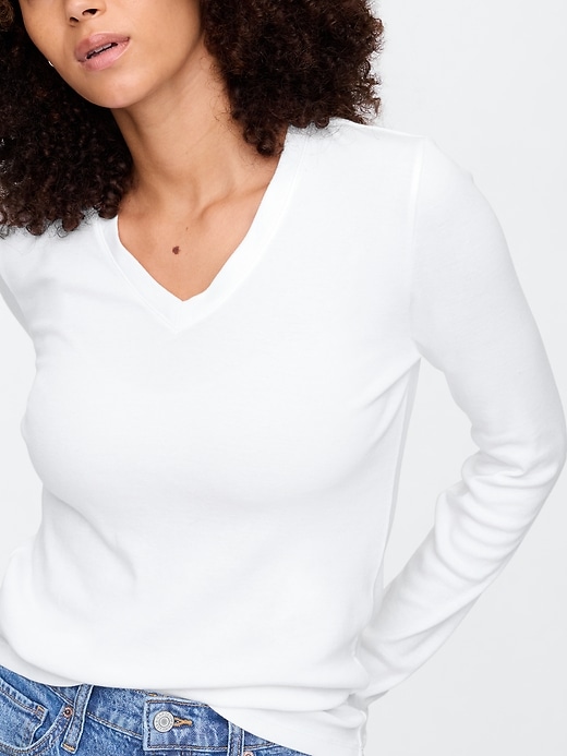 チェスティ♡Washable V-neck Tops♡ホワイト♡ Twist-Front Sweetheart Top | Gap Factory