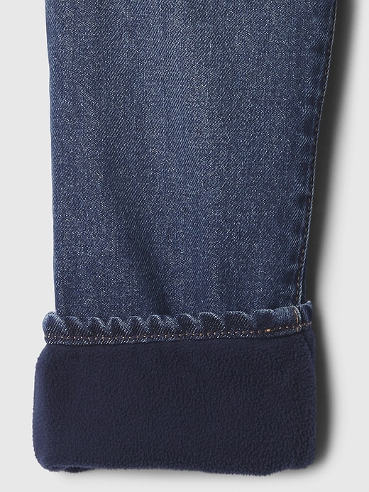Image number 4 showing, babyGap Original Straight Cozy-Lined Jeans