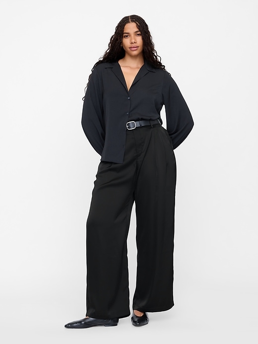 Image number 5 showing, Easy Satin Trousers