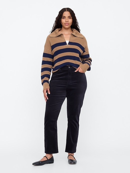 Image number 5 showing, High Rise Soft Vintage Slim Velvet Pants