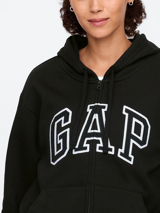Image number 4 showing, Relaxed Gap Logo Zip Hoodie
