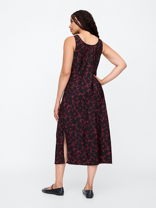 Satin Scoopneck Slip Midi Dress | Gap Factory