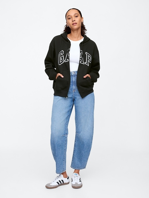 Image number 3 showing, Relaxed Gap Logo Zip Hoodie