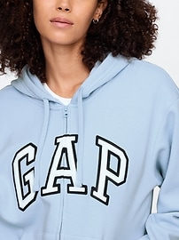 Relaxed Gap Logo Zip Hoodie
