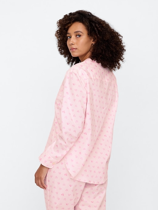 Image number 2 showing, Oversized Poplin PJ Shirt