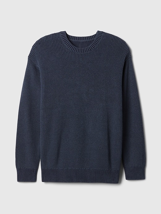 Image number 5 showing, Relaxed Plaited Crewneck Sweater