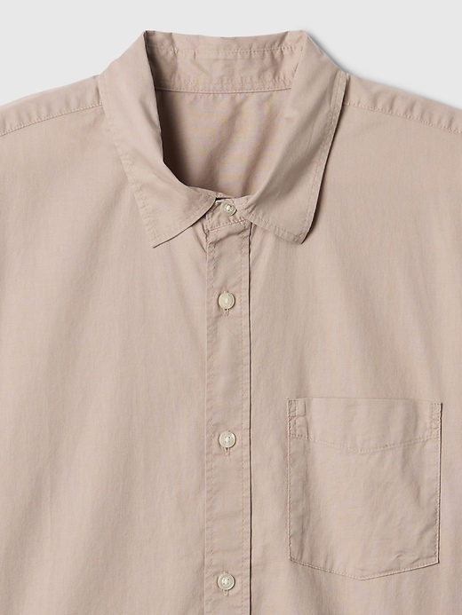 Image number 4 showing, Stretch Poplin Shirt in Standard Fit