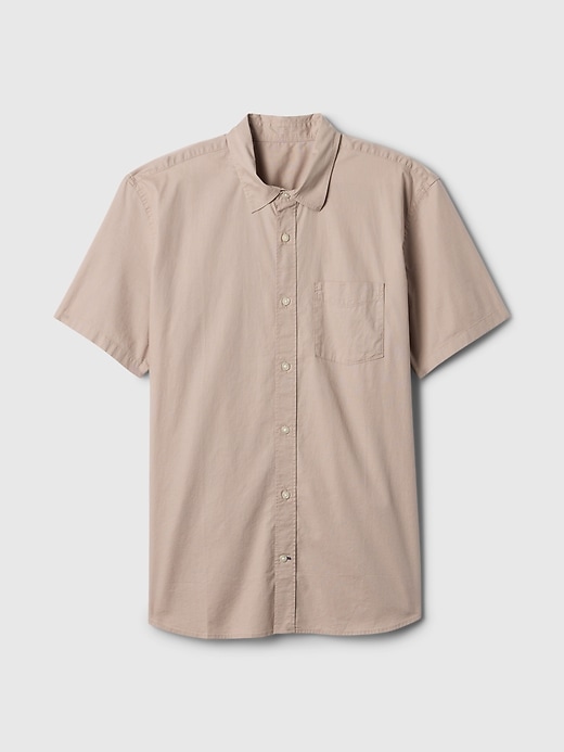 Image number 5 showing, Stretch Poplin Shirt in Standard Fit