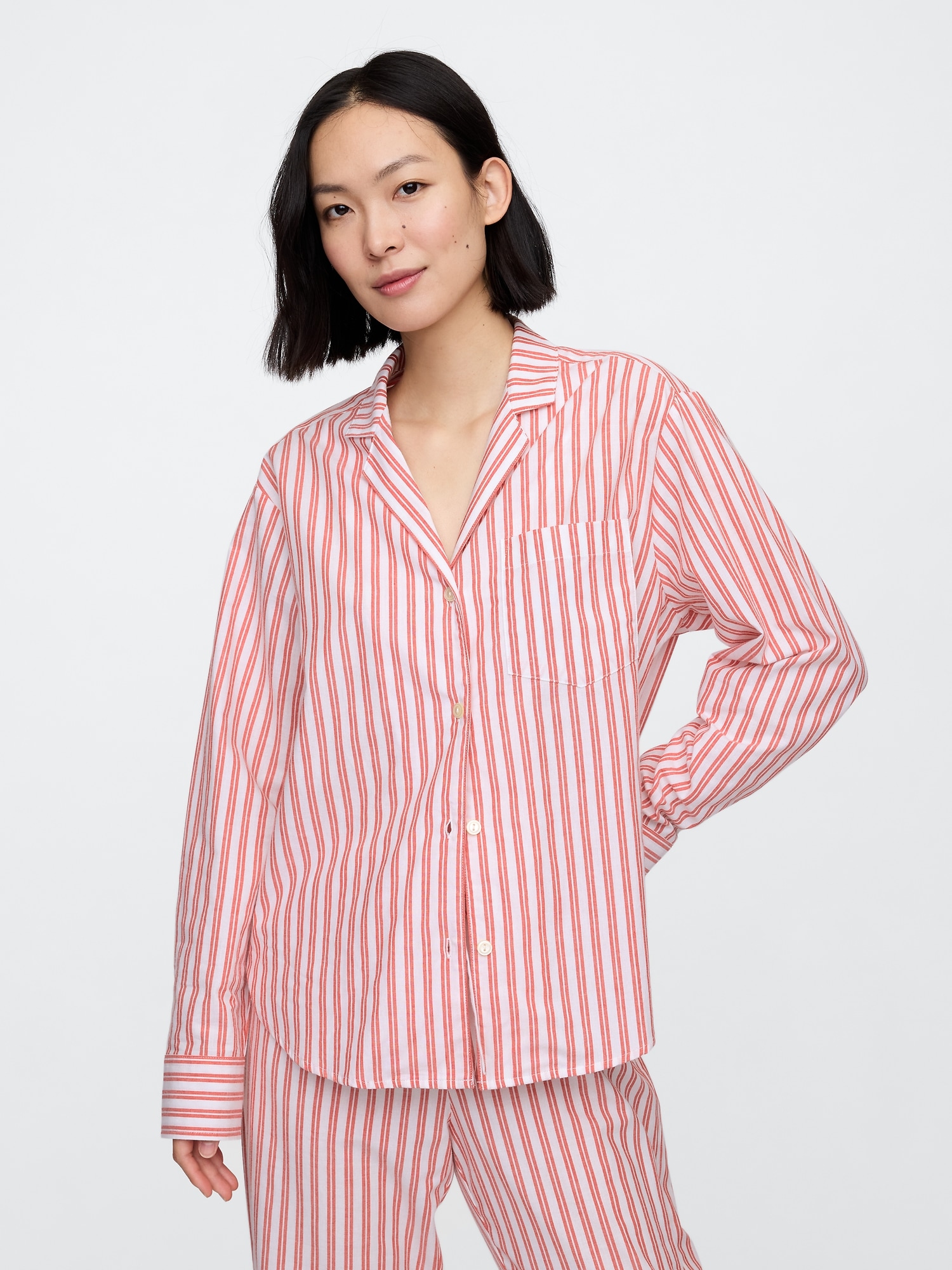 Relaxed Poplin PJ Shirt | Gap Factory Relaxed Poplin PJ Shirt | Gap Factory