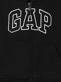 babyGap Relaxed Print Logo Zip Hoodie