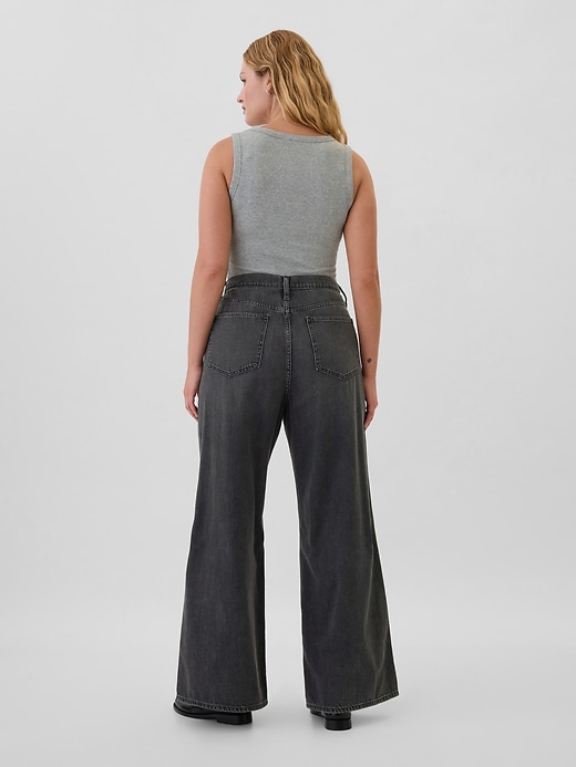 Image number 6 showing, High Rise Wide-Leg Jeans