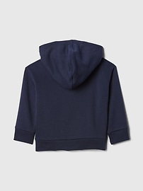 babyGap Relaxed Print Logo Zip Hoodie