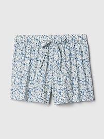Print Poplin PJ Shorts