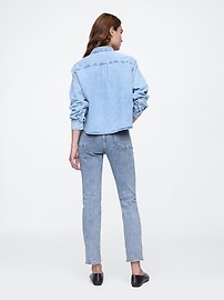 High Rise Seamed Soft Vintage Slim Jeans