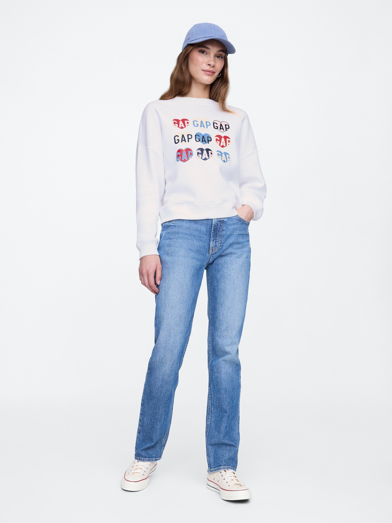 Gap oversize sweatshirt best sale